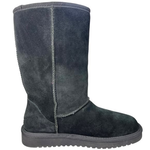 Koolaburra X UGG Women’s Classic Short Black Suede Winter Boot Size US 7 - Picture 4 of 10